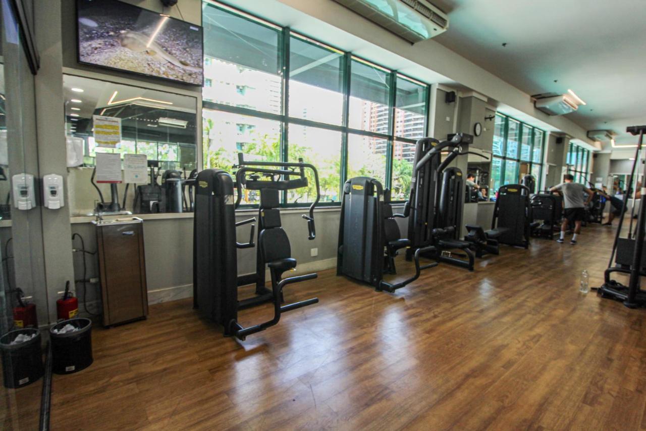Barra Da Tijuca - 508 - De Frente Para Maravilhosa Piscina - Estacionamento Gratuito - Academia Comphania Atletica - Balsa Para Praia Gratis - Microondas - Geladeira Grande - Recepcao 24Horas - Wi-Fi - Com Pia Rio de Janeiro Ngoại thất bức ảnh